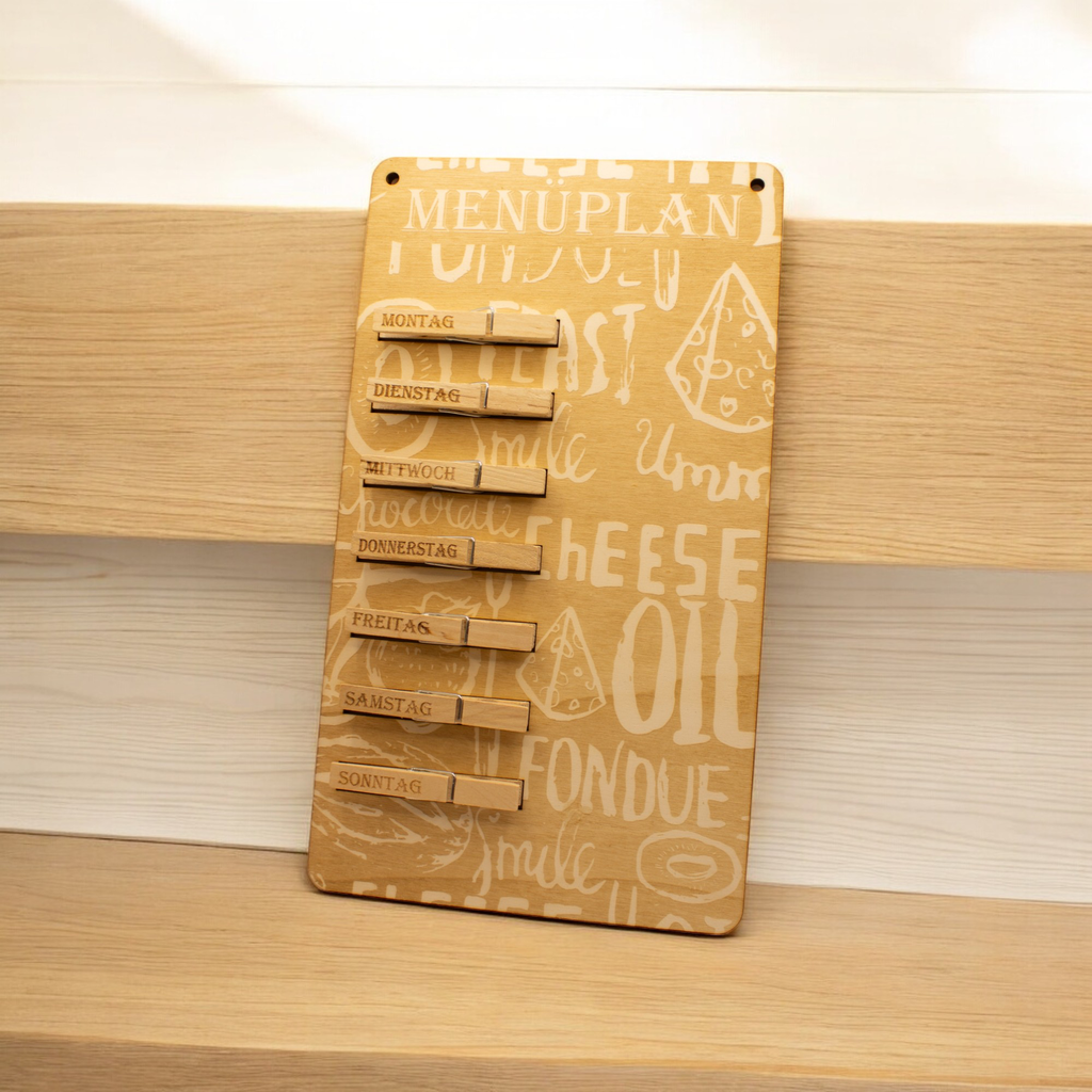 Menüplan-Organizer Mo-So
