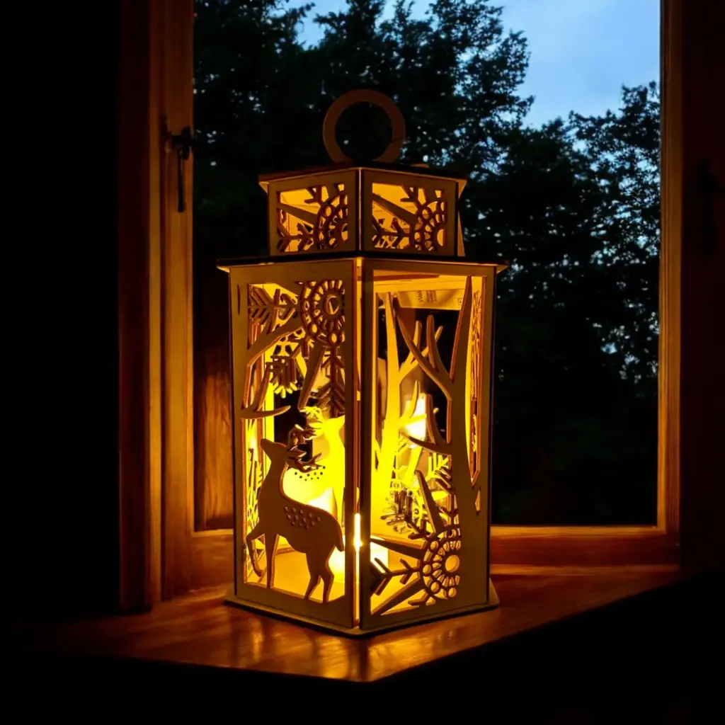 [EvGe-La-518] Waldzauber Laterne (Fix und Fertig-Version)