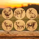 Hoftier Edition Korkuntersetzer – Ø10cm